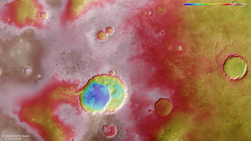 Illustration for article titled Un posible supervolcán en Marte fascina a los astrónomos